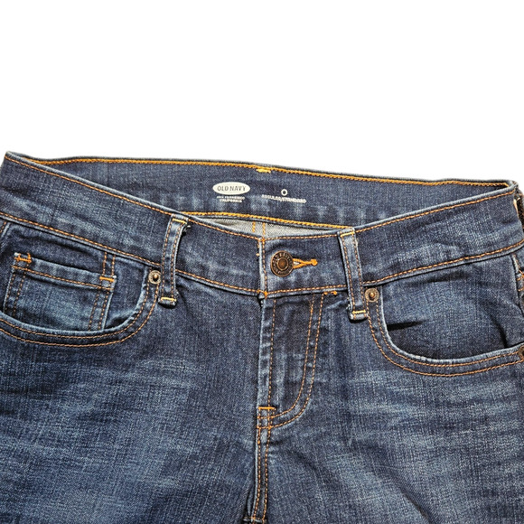 EUC Old Navy Original Skinny Jeans Sz. 0 Regular Dark Wash Denim - Picture 4 of 11